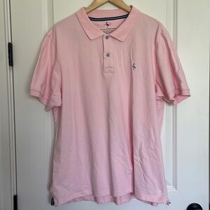 Tailorbyrd Men’s Cotton Blend Polo Shirt Pink XXL
